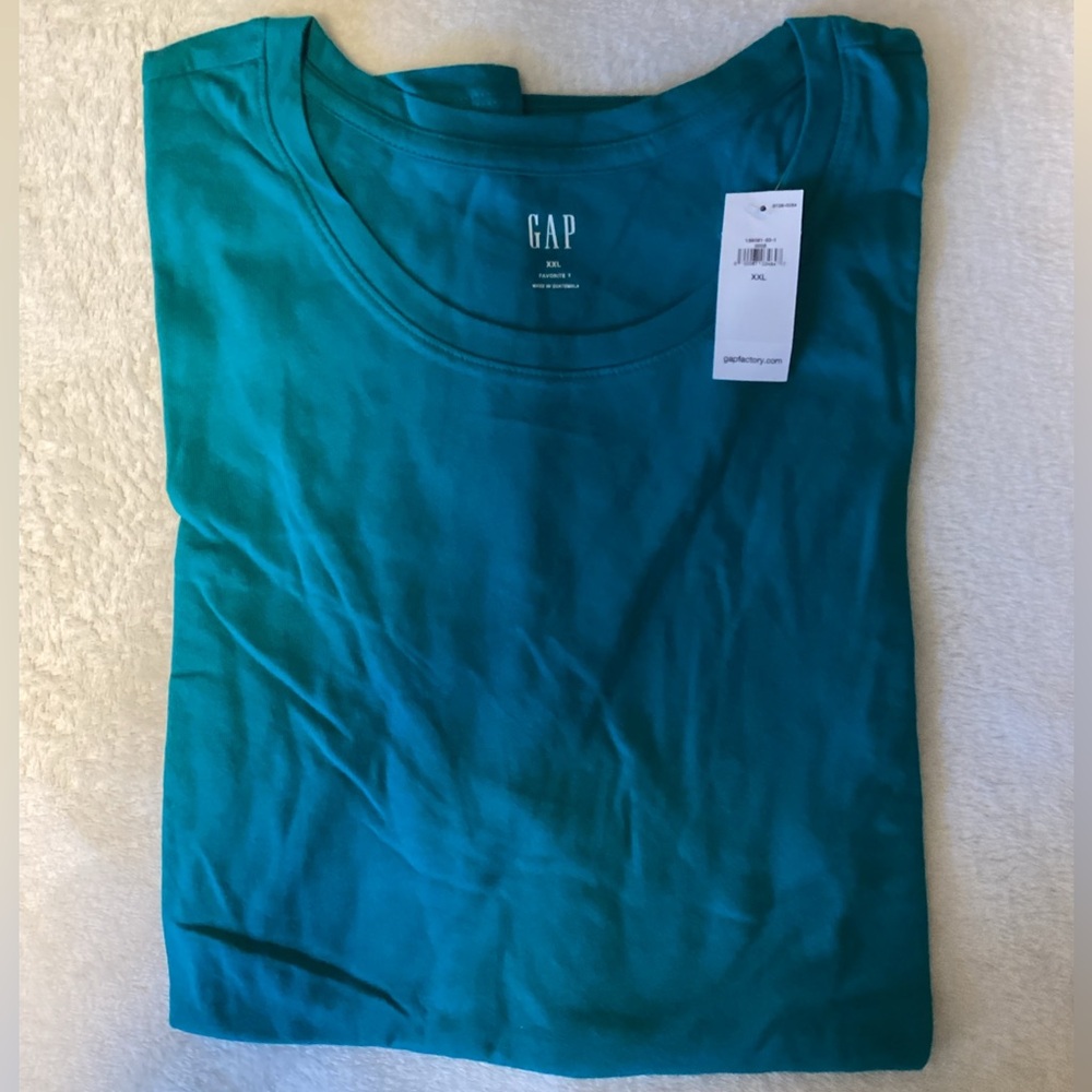 GAP Women's blue Short Sleeve Cotton/Modal Tee Shirt NWT